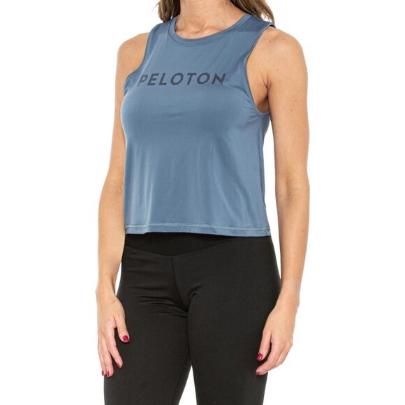 Peloton Distance Cropped Muscle Tank Top Women Sz. 2XL - Picture 7 of 8